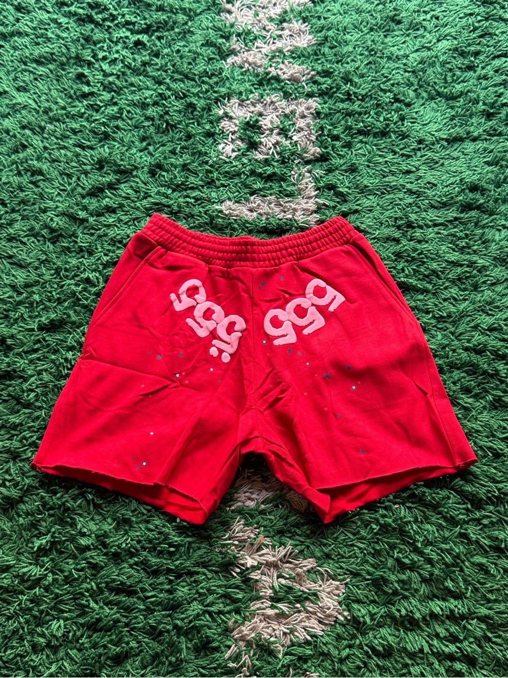 Men's Red Athletic Hybrid Shorts